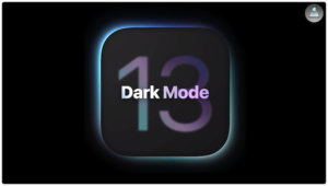 iOS13 ダークモード